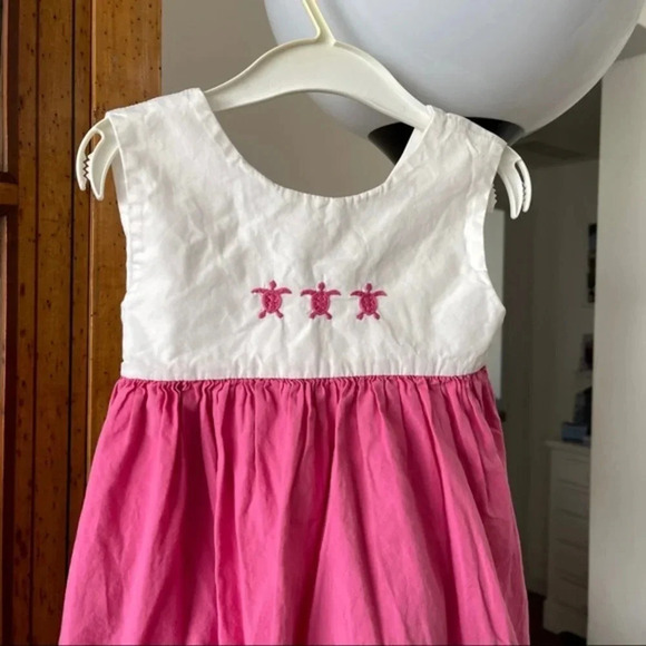 Dress Acanthe 2T sleeveless cross back turtles - Picture 2 of 3
